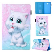 SM-T280 Case For Samsung Galaxy Tab A a6 7.0 2016 T280 T285 SM-T285 Cover Funda Fashion Cat Print Tablet Stand Shell +Gift