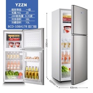 2KYS People love itYangzi Smart Mini Refrigerator Double Door Three Door Home Freeze Storage Student Dormitory Rental Mi