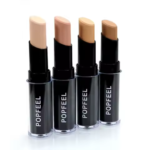 Women Daily Facial Makeup Dark Eye Circle Hide Blemish Face Care Blemish Creamy Concealer Stick 4col