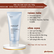 Sữa rửa mặt sạch sâu 120g Medicube ZERO PORE CLEARING CAPSULE CLEANSING FOAM