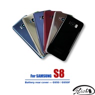 New Back Cover For Samsung Galaxy S8 G950 G950F Battery Rear Door 3D Glass Panel Battery Housing Cas
