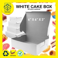 20pcs/50pcs kek kotak , Cake Box packaging 6 inch ( Ready Stock Malaysia )