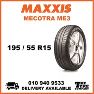 MAXXIS MECOTRA ME3 - 195/55/15, 195/55R15 TYRE TIRE TAYAR 15 INCH INCI