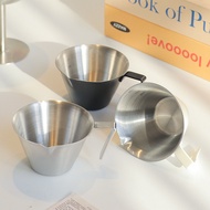 Espresso Measuring Cup Scale Stainless Steel Coffee Espresso Pourer Shot Glass Double Shot