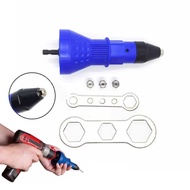1Set Electric Rivet Nut Riveting Tool Cordless Riveting Drill Adaptor Insert Nut Tool Riveting Drill