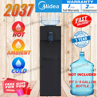 MIDEA Bottle Type FloorStanding Water Dispenser Hot Warm Cold Model: 2037 - Compressor Cooling (NO B