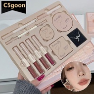 C5GOON Butterfly Powder Blusher Lip Glaze Color Makeup Eye Shadow Powder Eyebrow Eyeliner Pencil Mul