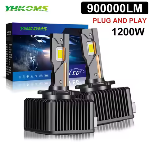YHKOMS D1S Led Headlight D3S Canbus Bulbs CSP D4S D2S D8S Led 30000LM 110W Super Bright D1R D4R D2R 