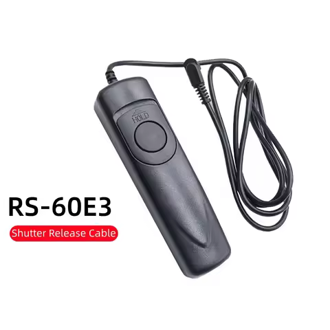 RS-60E3 Remote Shutter Release Control Cable for Canon R6 II III R7 R8 R10 R50 R100 R RP RA M5 M6 90