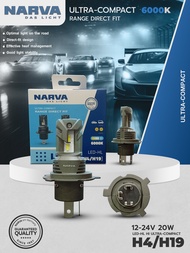 NARVA หลอดไฟหน้ารถยนต์ LED RANGE DIRECT FIT 6000K H4 H7 H11 HB3 HB4