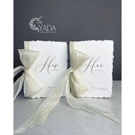 Vows book - Wedding promise card - Model 59