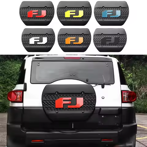 1 Pcs Tailgate Decoration Spare Tire Plate Modified Spare Tire Cover Spare Tire Cover For Toyota FJ 