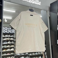 CHÍNH HÃNG - ÁO THUN ESSENTIALS FEAR OF GOD V-NECK JET BLACK FALL SS23