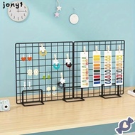 THUY Storage Rack, Metal with Base Display Rack, Modern Grid Frame Grid Jewelry Booth Rack For Grid 