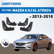 Front Rear Car Mud Flaps For Mazda 6 GJ GL Atenza 2013-2018 Mudflaps Splash Guards Mud Flap Mudguard Fender Car Accessories