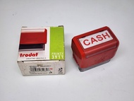 Trodat Printy Self-Inking Stamp 3911 CASH Red Ink