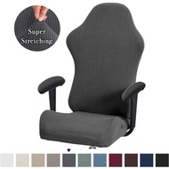 Thick Jacquard Computer Game Chair Slipcovers Stretchy Polyester Reclining Racing Gaming Chair Cover Protector With Armrest