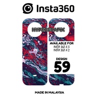 INSTA360 X2 /  INSTA360 X3 - STICKER SKIN - Camera PVC Protective Film -  DESIGN 3
