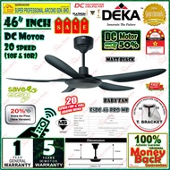 Deka Baby Fan F5DC 46 PRO MB 46 inch Remote Control DC Motor Ceiling Fan 5 Blades Matt Black