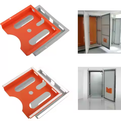 A4 Size Electrical Cabinet File Folder Orange Gray ABS Material Control Cabinet Document Holder Ritt