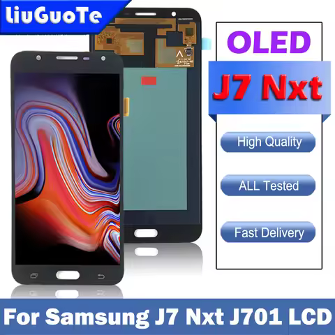5.5 " OLED Tested For Samsung J7 neo J701 J701F J701M OLED LCD Display Touch Digitizer Screen Bright