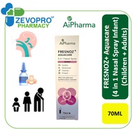 AiPharma FRESNOZ+ Aquacare 4-in-1 Nasal Spray Infant (Baby/Children & Adults) 70ml [EXP 01/2027]