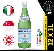 [CARTON] SAN PELLEGRINO Sparkling Mineral Water 1L X 12 (BOTTLE) - FREE DELIVERY within 3 working days!
