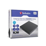 100%全新 🌟香港行貨 門市現貨⭐Verbatim - 外置超薄 USB DVD/CD 燒錄機