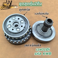 ชุดสุดคุ้ม2ชิ้น สตาร์ทเท้าเวฟ110i เวทครัชมือ DREAM/เวฟ110i/EX5 ชุดชามครัชชุดใหญ่ เวฟ110i ปี2009-2011