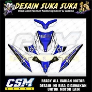 433 MOTORCYCLE DECAL CARBONBEAT STICKER STICKER STRIPING BODY LORENZO 69