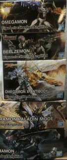 5盒 Figure-rise Standard Amplified FRS 數碼暴龍奧米加獸白帝皇龍甲獸 聖騎士形態墮天地獄獸 Omegamon X-Antibody 數碼暴龍機械邪龍獸無限龍獸 奧米
