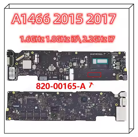 Test A1466 Carte Logique I5 I7 4GB 8GB Pour MacBook Air 13 Pouces A1466 Carte Mère Compatible 2013 2