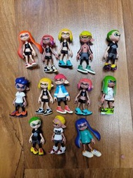 (自出合理價高者得)   BANDAI"漆彈大作戰2"."Splatoon 2"換裝公仔系列玩具一批