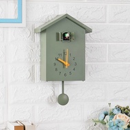 Cuckoo Alarm Clock Nordic Style Wall Clock Cuckoo out Window Timing Wall Clock Bird Hourly Chiming Clock