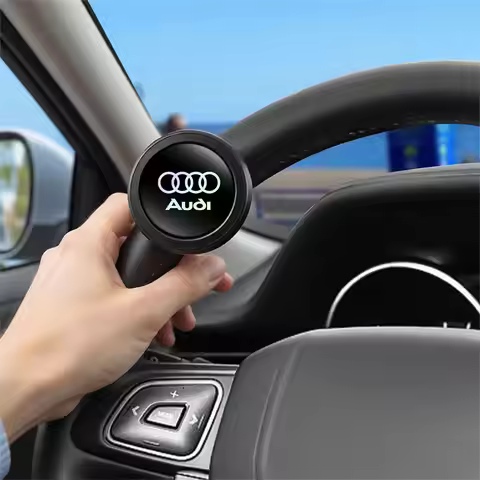 1pc Car Steering Wheel Rotary Knob 360 Degree Rotation Metal Bearing For Audi RS3 S4 TT RS R8 S1 C2 