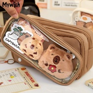 [MW] Detachable Pencil Case Transparent Layer Pencil Case Detachable Multi-layer Pencil Case with Cl