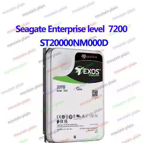 ST20000NM000D For SEAGATE HARD DRIVE 7200 RPM 7.2k 256MB EXOS X20 20TB ENTERPRIES Internal 3.5 INCH 