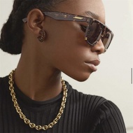 Bottega-Venet* Plate Square Frame SunglassesINSFace-Looking Sun GlassesBV1060