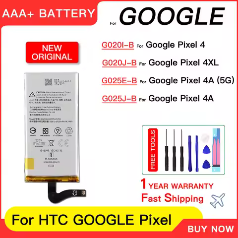 Genuine G020I-B G020J-B G025E-B G025J-B Replacement Battery For HTC Google Pixel 4 4A 4XL 4A 5G Repl
