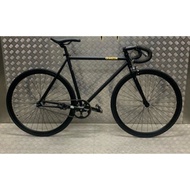 Cranston Fixie Bike. 2026. Single Speed Road Bike.  Black Mamba. With Brake