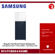 [ Delivered by Seller ] SAMSUNG 476L Bespoke Top Mount Freezer Fridge / Refrigerator / Peti Sejuk RT