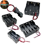 Annasun AA Battery Case AA Battery Box 1/2/3/4 Slot AA Battery Holder 14500 AA Storage Box DIY With 