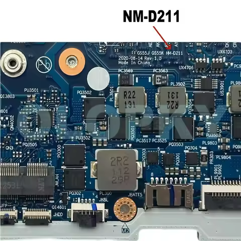 NM-D211 with I3-1125G7 I5-1135G7 I7-1165G7 CPU For Lenovo Ideapad 5-15ITL05 Laptop Motherboard 8G/16