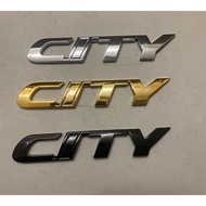 HONDA CITY GD8 GOLD LOGO CITY GD8 BLACK LOGO