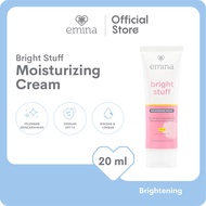 Emina Bright Stuff Moisturizing Cream 20 ml - Pelembab Wajah Mencerahkan/JUAL PRODUK EMINA TERLENGKA