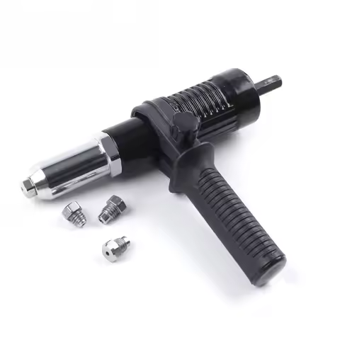 Quick & Easy Rivet Pulling Drill Bit Adapter with Hex Shaft Professional Rivet Gun Adapter,2.4/3.2/4