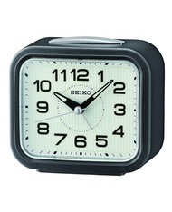 [Powermatic] SEIKO QHK050NN Digital Black Iron Color White Dial Bedside Alarm Clock QHK050N