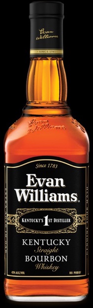 Evan Williams Kentucky straight bourbon whiskey 750ml abv 43%