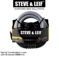Steve & Leif Bicycle Combination Lock With Bracket