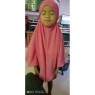 lelong tudung instan budak mini telekung